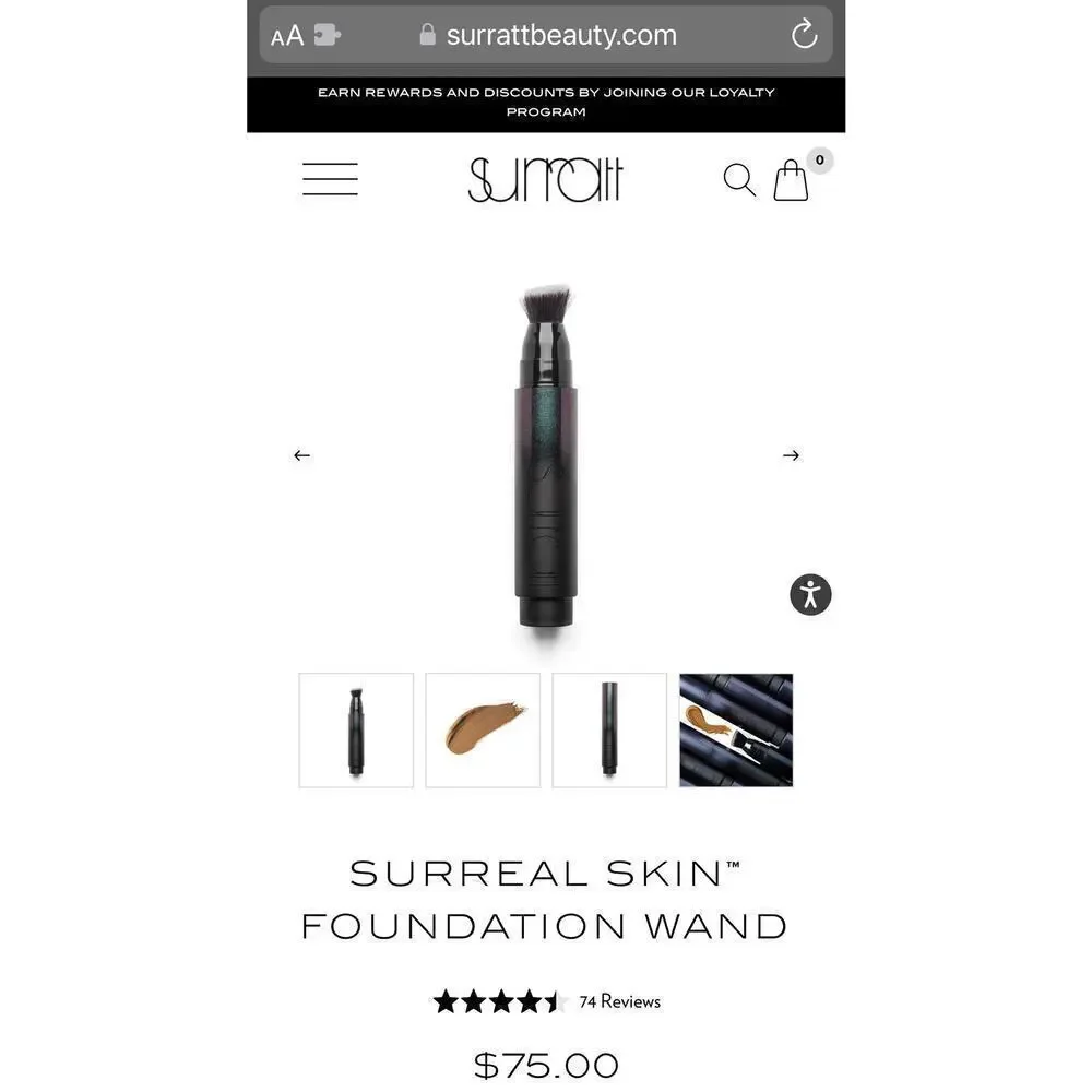 Surratt Surreal‎ Skin Foundation Wand #12 Honey/Golden Orche